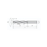 Solid carbide VBT, high metal removal rate with 3-edge bit, 8XD, Without Coolant D17.1~20 - Makotools Industrial Supply Tools for Metal Cutting
